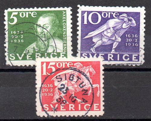 Suecia Año 1936 Nº Yvert 235a/37a (o)